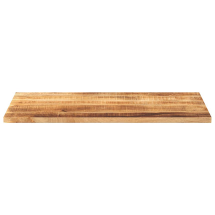 bordplade 110x50x2,5 cm rektangulær massivt ru mangotræ