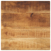 bordplade 60x60x1,5 cm firkantet massivt ru mangotræ
