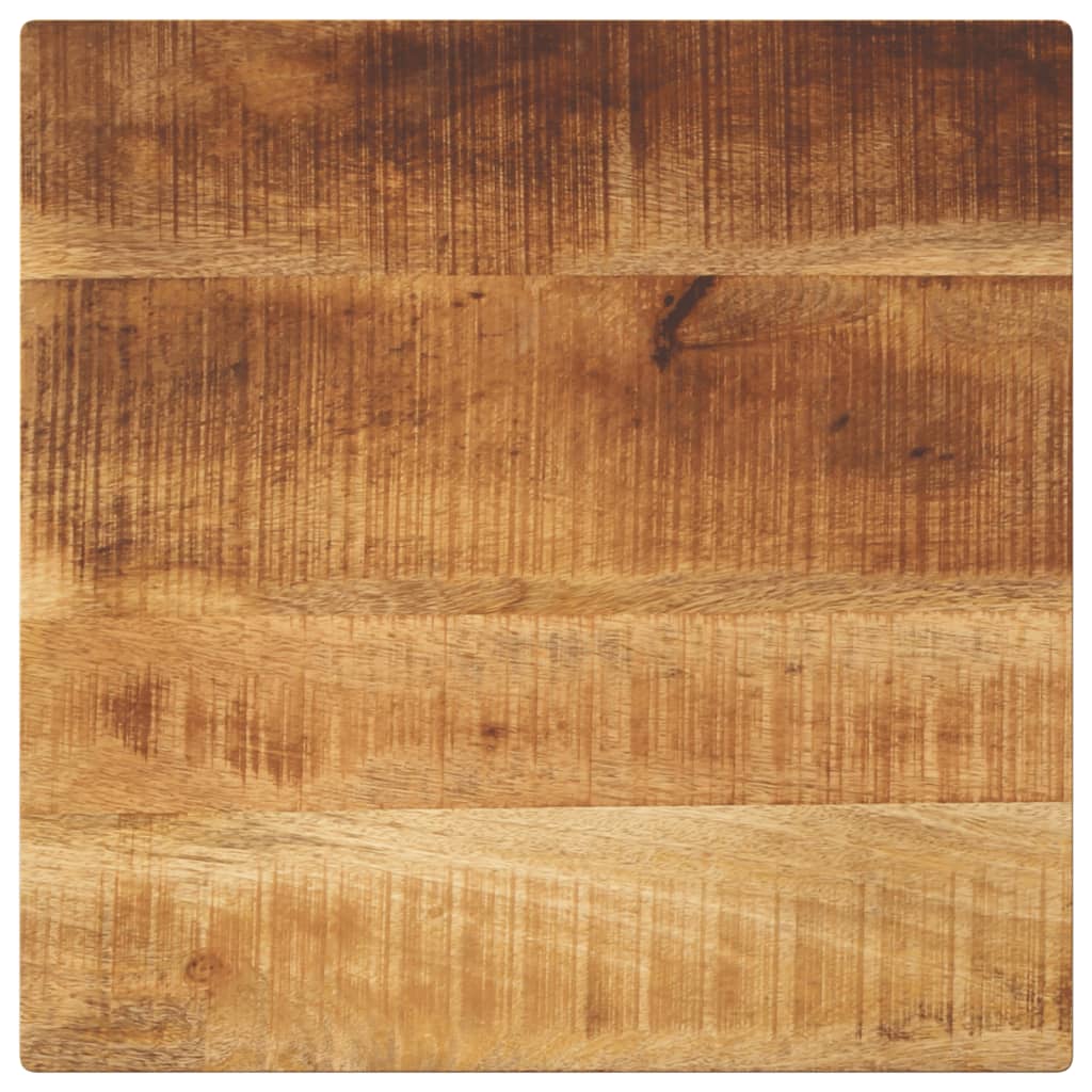 vidaXL bordplade 60x60x2,5 cm firkantet massivt ru mangotræ