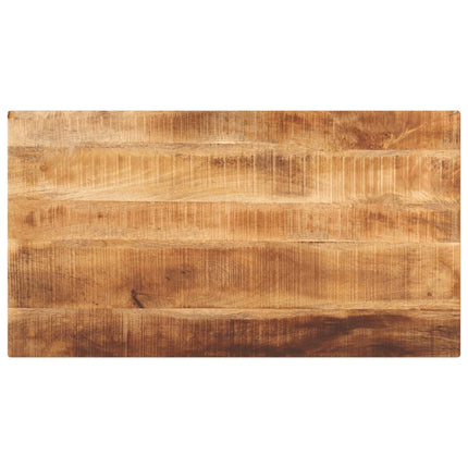 bordplade 100x60x1,5 cm rektangulær massivt ru mangotræ