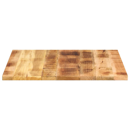bordplade 70x70x1,5 cm firkantet massivt ru mangotræ