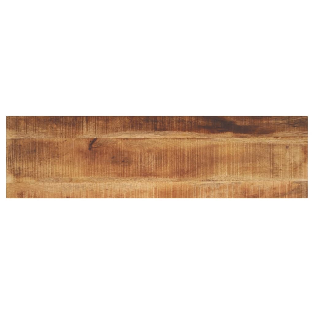 Bordplade 100 × 20 × 3,8 cm - rektangulær i massivt mangotræ