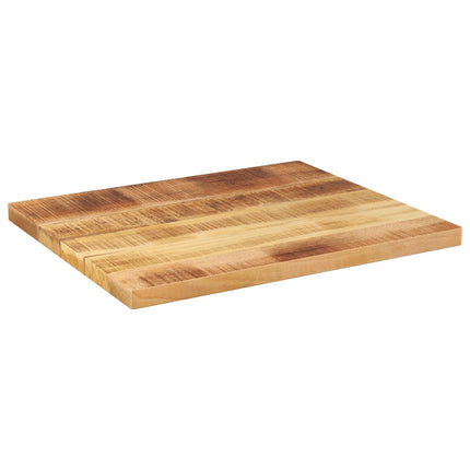 bordplade 60x50x3,8 cm rektangulær massivt ru mangotræ