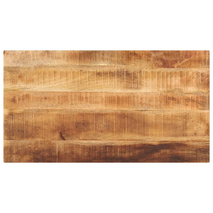 bordplade 100x50x3,8 cm rektangulær massivt ru mangotræ