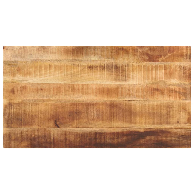 bordplade 100x50x3,8 cm rektangulær massivt ru mangotræ