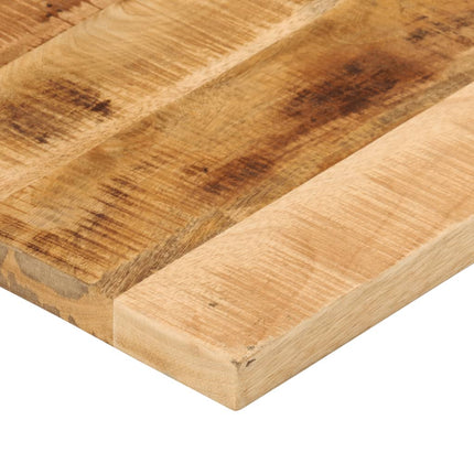 bordplade 100x50x3,8 cm rektangulær massivt ru mangotræ