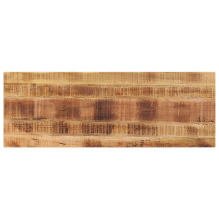bordplade 160x50x3,8 cm rektangulær massivt ru mangotræ