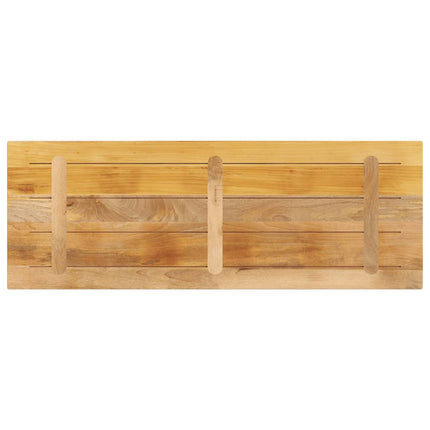 bordplade 160x50x3,8 cm rektangulær massivt ru mangotræ