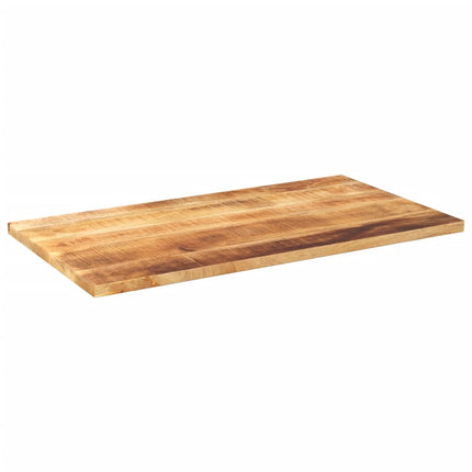 bordplade 100x60x3,8 cm rektangulær massivt ru mangotræ
