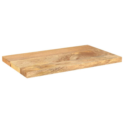 bordplade 40x20x2,5 cm rektangulær massivt mangotræ
