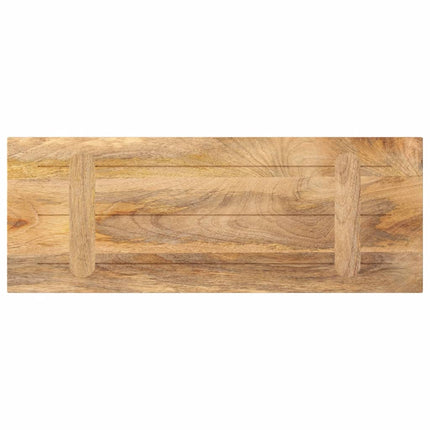 bordplade 80x30x2,5 cm rektangulær massivt mangotræ