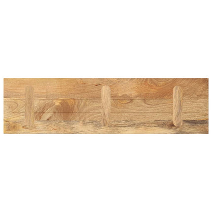bordplade 100x30x2,5 cm rektangulær massivt mangotræ