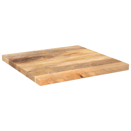 bordplade 40x40x2,5 cm firkantet massivt mangotræ