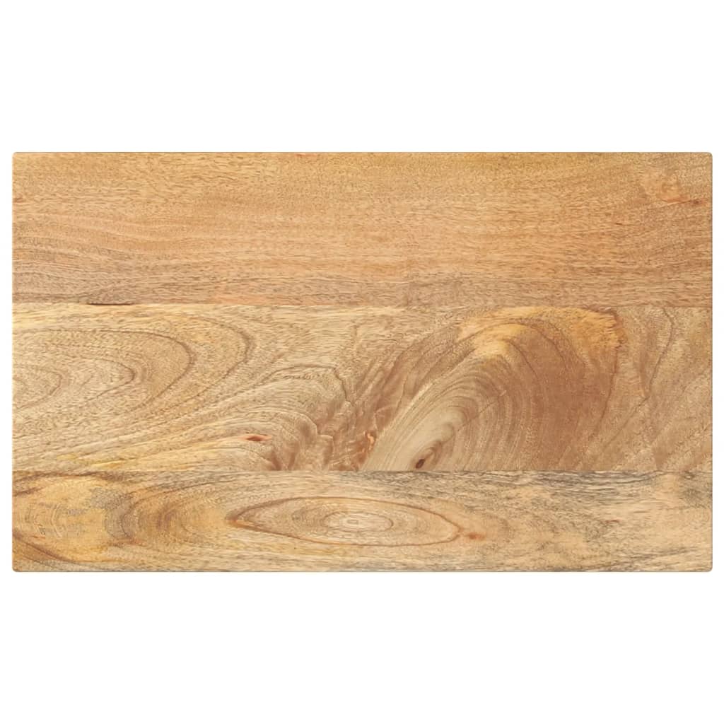 bordplade 50x40x2,5 cm rektangulr massivt mangotr