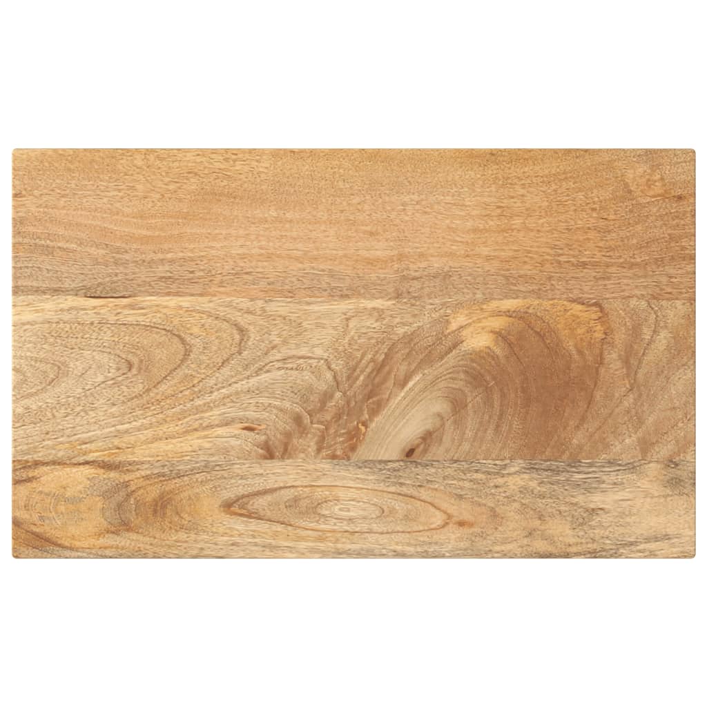 Bordplade i massivt mangotræ 60 x 40 x 2,5 cm rektangulær