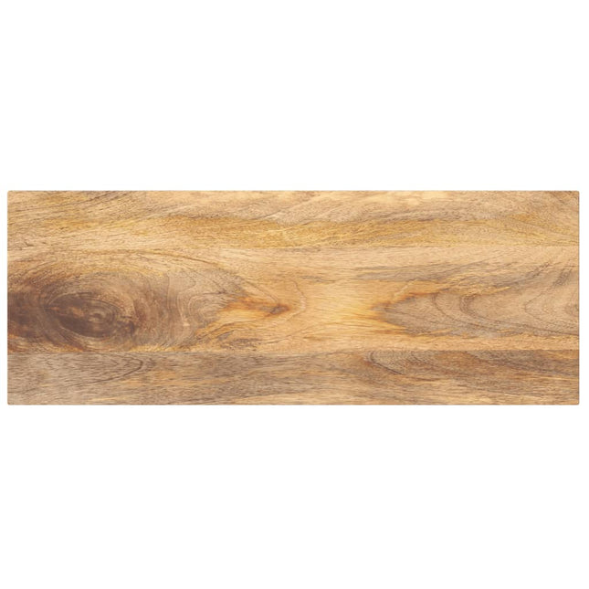 bordplade 90x40x2,5 cm rektangulær massivt mangotræ