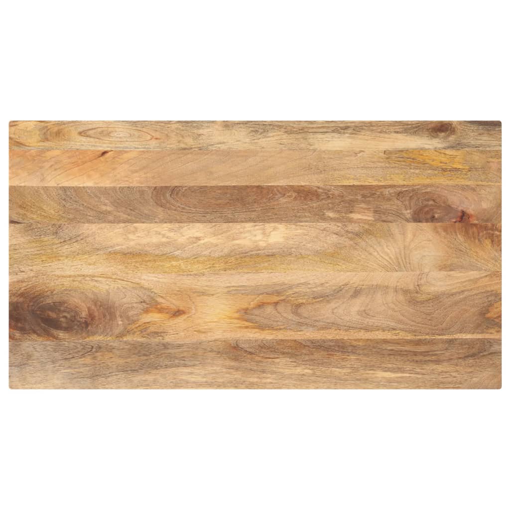 vidaXL bordplade 100x50x2,5 cm rektangulær massivt mangotræ