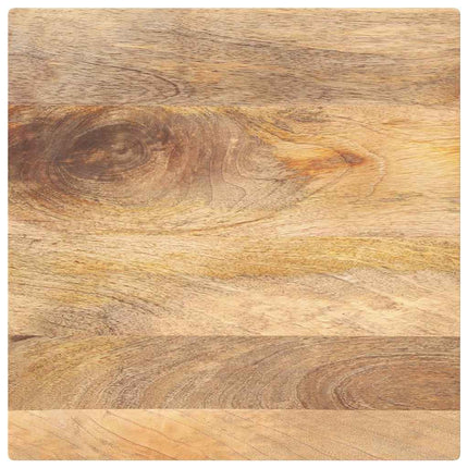 bordplade 60x60x2,5 cm firkantet massivt mangotræ
