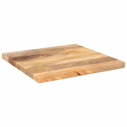 bordplade 60x60x2,5 cm firkantet massivt mangotræ