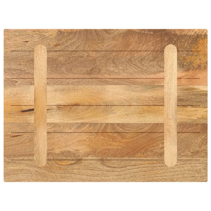 bordplade 70x60x2,5 cm rektangulær massivt mangotræ