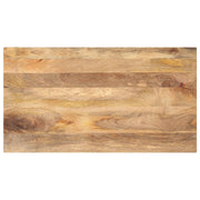 bordplade 120x60x2,5 cm rektangulær massivt mangotræ