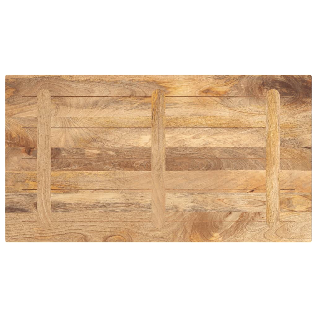 bordplade 120x60x2,5 cm rektangulær massivt mangotræ