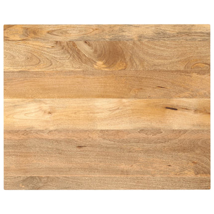 bordplade 100x80x2,5 cm rektangulær massivt mangotræ