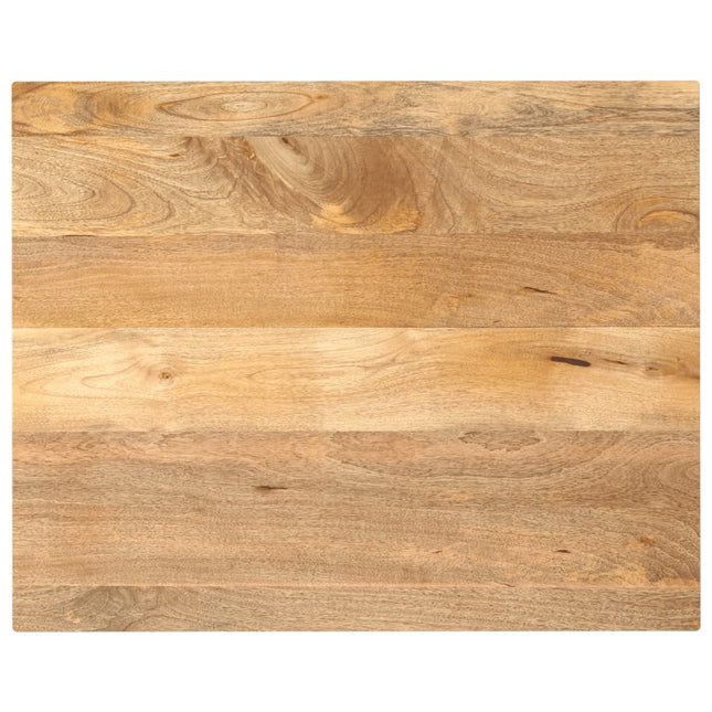 bordplade 100x80x2,5 cm rektangulær massivt mangotræ