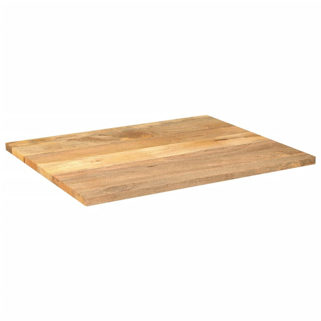 bordplade 100x80x2,5 cm rektangulær massivt mangotræ