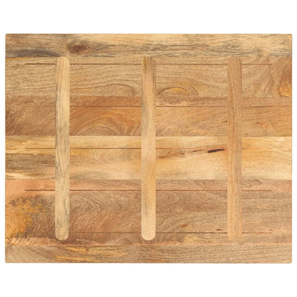 bordplade 100x80x2,5 cm rektangulær massivt mangotræ