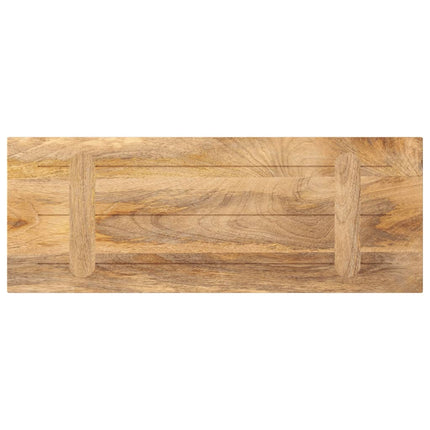 bordplade 80x30x3,8 cm rektangulær massivt mangotræ