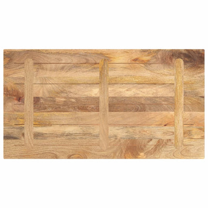 bordplade 100x50x3,8 cm rektangulær massivt mangotræ