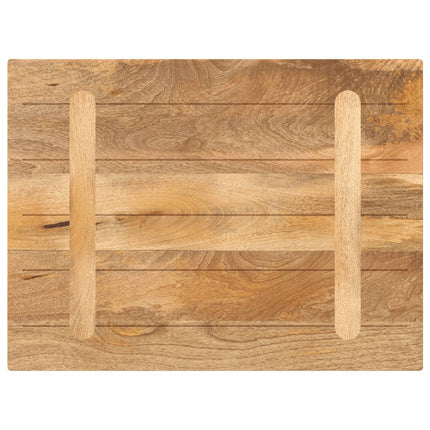 bordplade 80x60x3,8 cm rektangulær massivt mangotræ