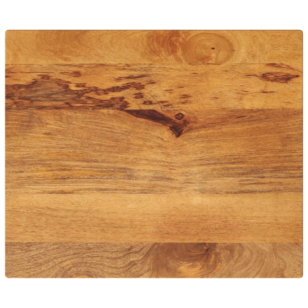 bordplade 60x50x2,5 cm rektangulær massivt mangotræ billede