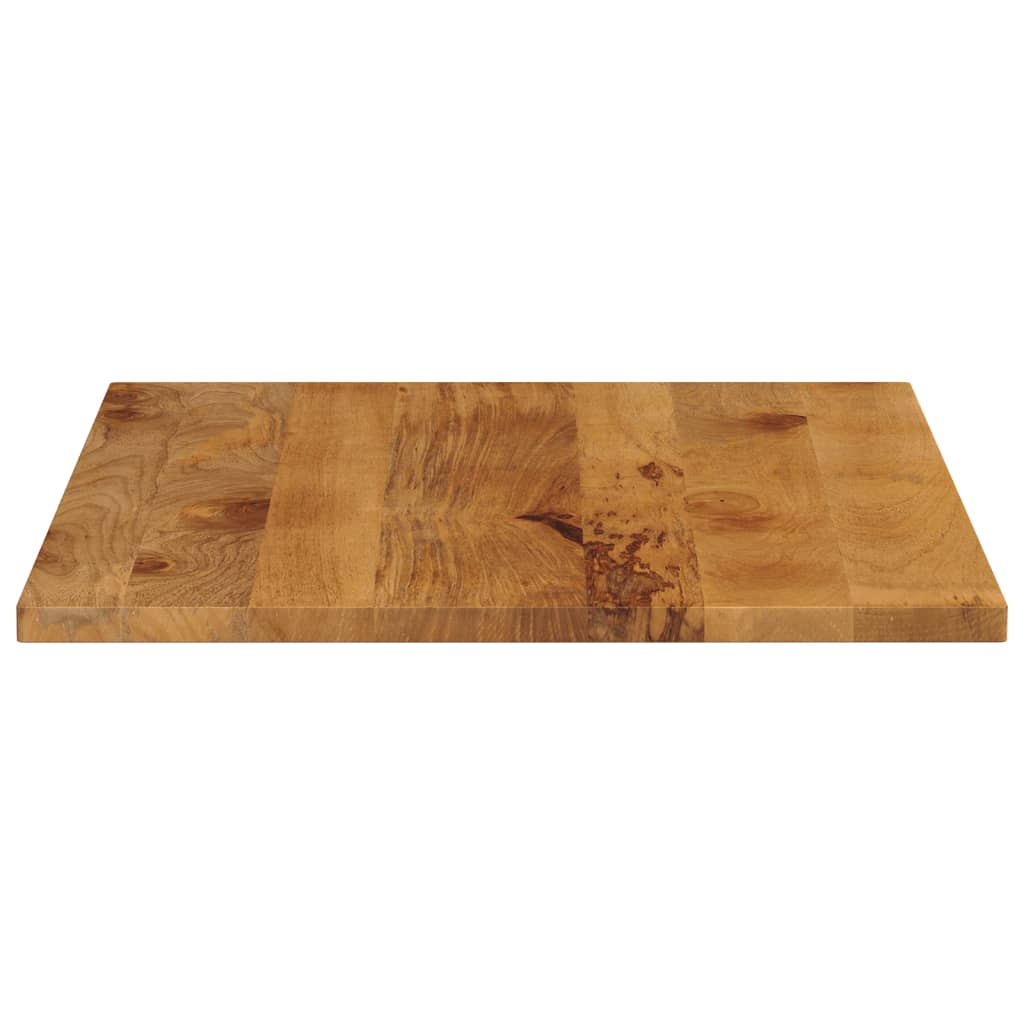 bordplade 90x80x2,5 cm rektangulær massivt mangotræ