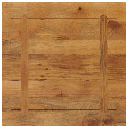 bordplade 90x90x2,5 cm firkantet massivt mangotræ