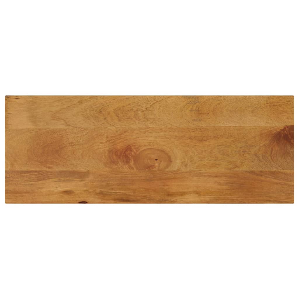 Bordplade 80X20X2,5 Cm Rektangulær Massivt Mangotræ Mangotræ (Egetræsfinish) - 80 x 20 cm / 38 mm