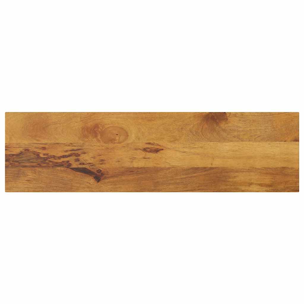bordplade 110x20x3,8 cm rektangulær massivt mangotræ billede