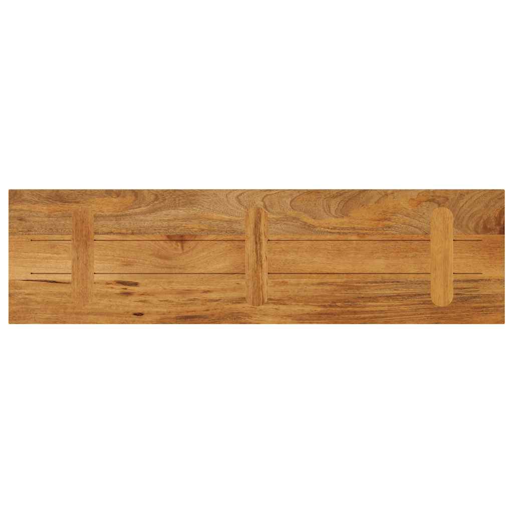 bordplade 110x20x3,8 cm rektangulær massivt mangotræ
