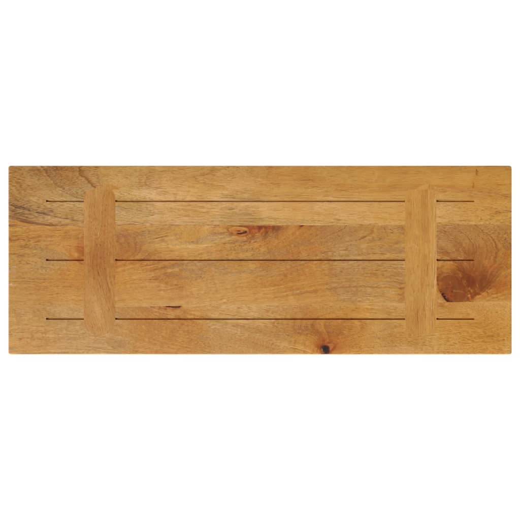 bordplade 70x30x3,8 cm rektangulær massivt mangotræ