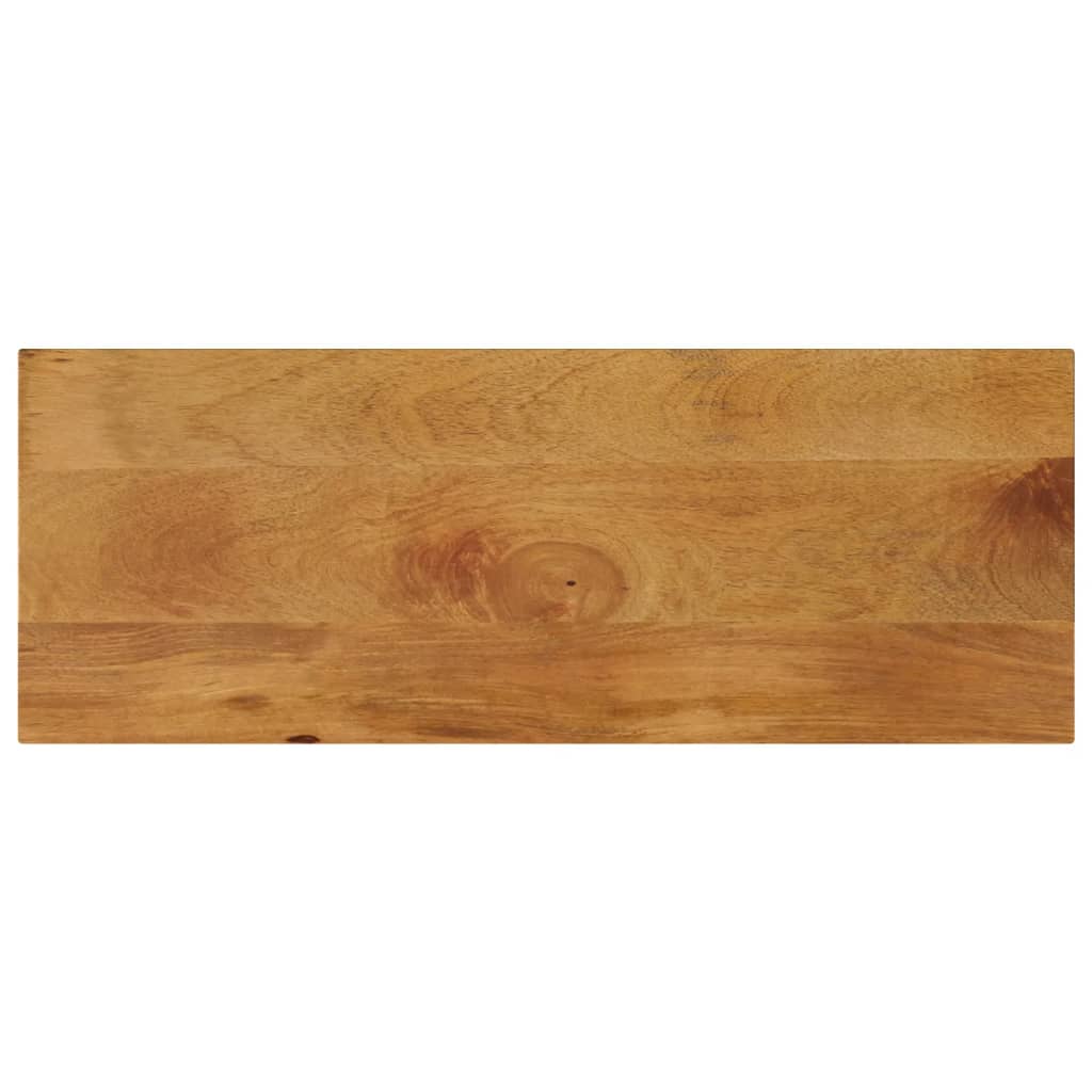 Bordplade 80 × 30 × 3,8 cm - rektangulær i massivt mangotræ