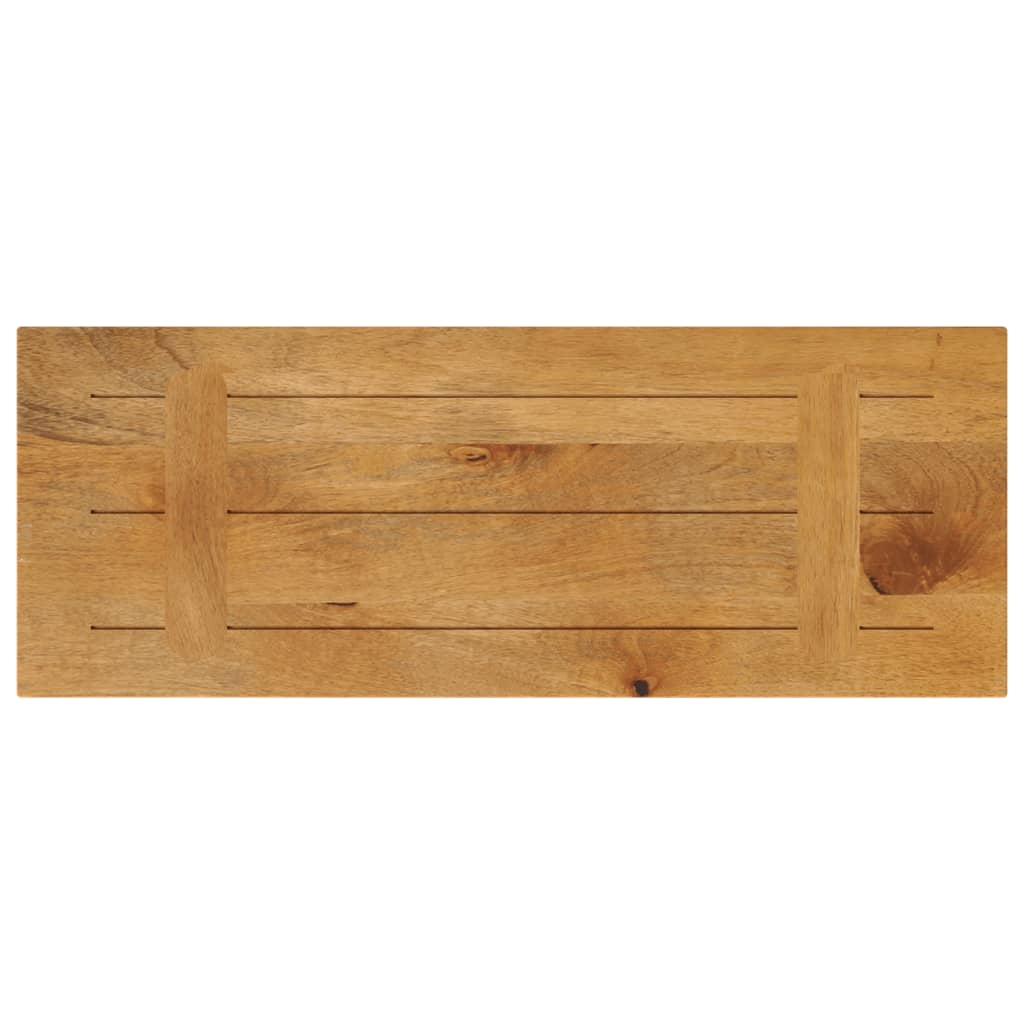 bordplade 80x40x3,8 cm rektangulær massivt mangotræ