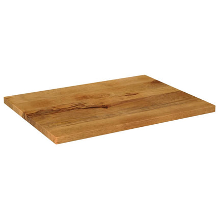 bordplade 80x60x3,8 cm rektangulær massivt mangotræ