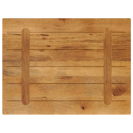 bordplade 80x60x3,8 cm rektangulær massivt mangotræ