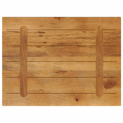 bordplade 90x60x3,8 cm rektangulær massivt mangotræ