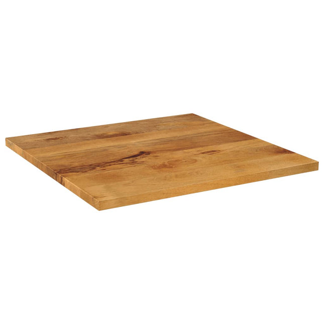 bordplade 70x70x3,8 cm firkantet massivt mangotræ