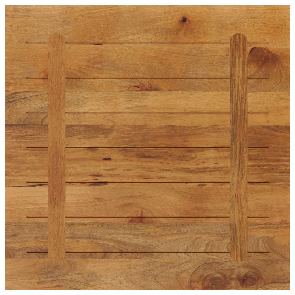 bordplade 70x70x3,8 cm firkantet massivt mangotræ