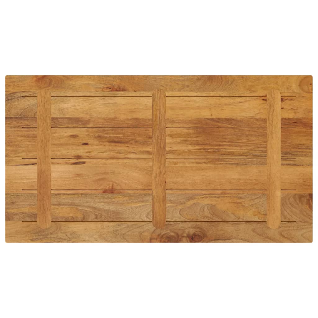 bordplade 100x70x3,8 cm rektangulær massivt mangotræ