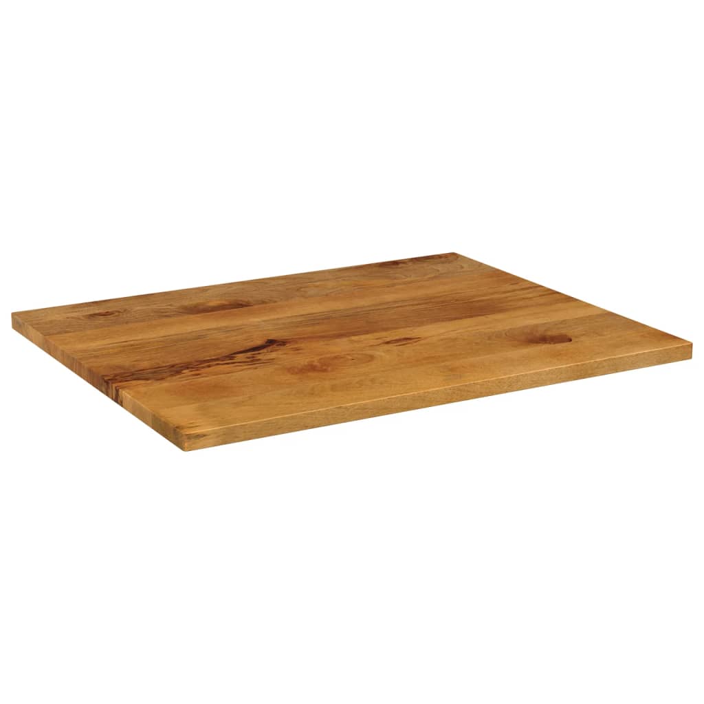 bordplade 90x80x3,8 cm rektangulær massivt mangotræ