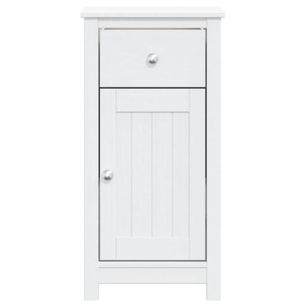 badeværelsesskab BERG 40x34x80 cm massivt fyrretræ hvid